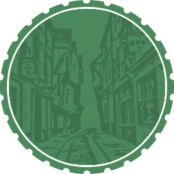 Green Badge Background